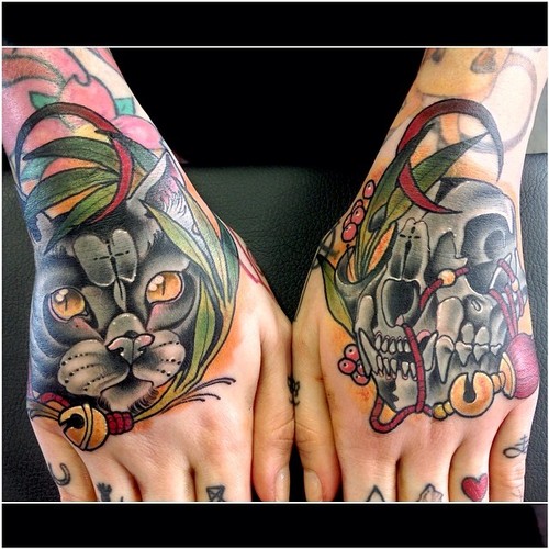 Tatuaje felino negro