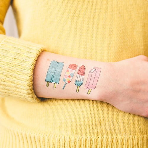 Tatuaje helados