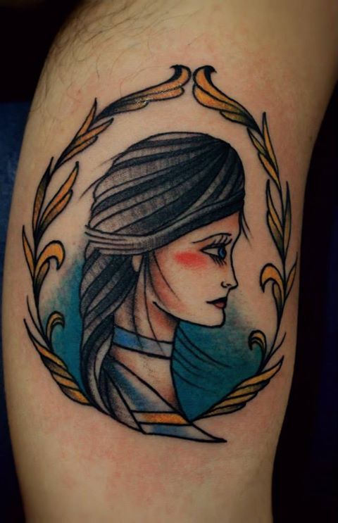 Tatuaje Elizabeth de Bioshock