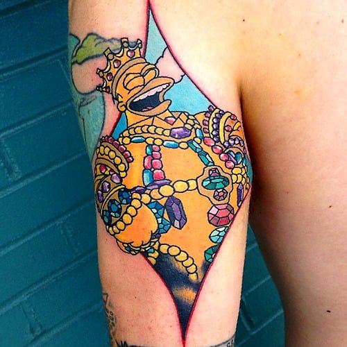 Tatuaje Homer Simpson