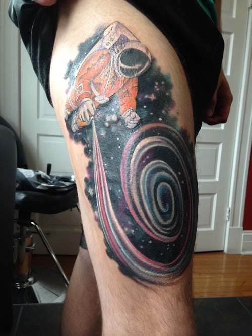 Tatuaje astronauta