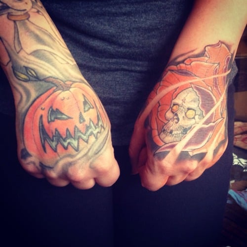 Tatuaje calabaza halloween