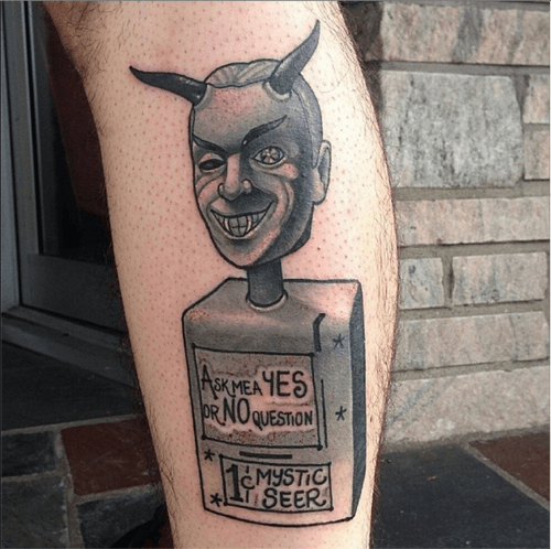 Tatuaje máquina fortuna