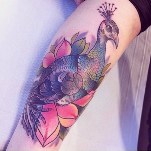 Tatuaje pavo real
