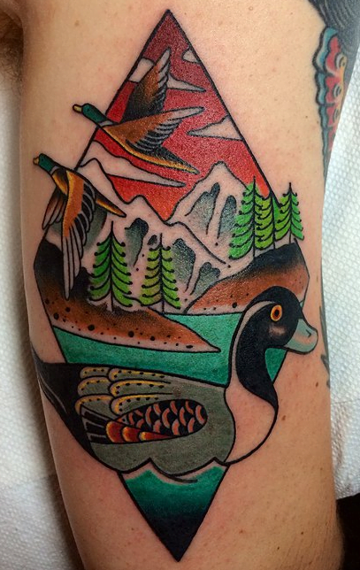 Tatuaje patos