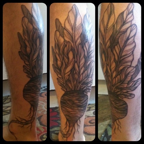 Tatuaje remolacha