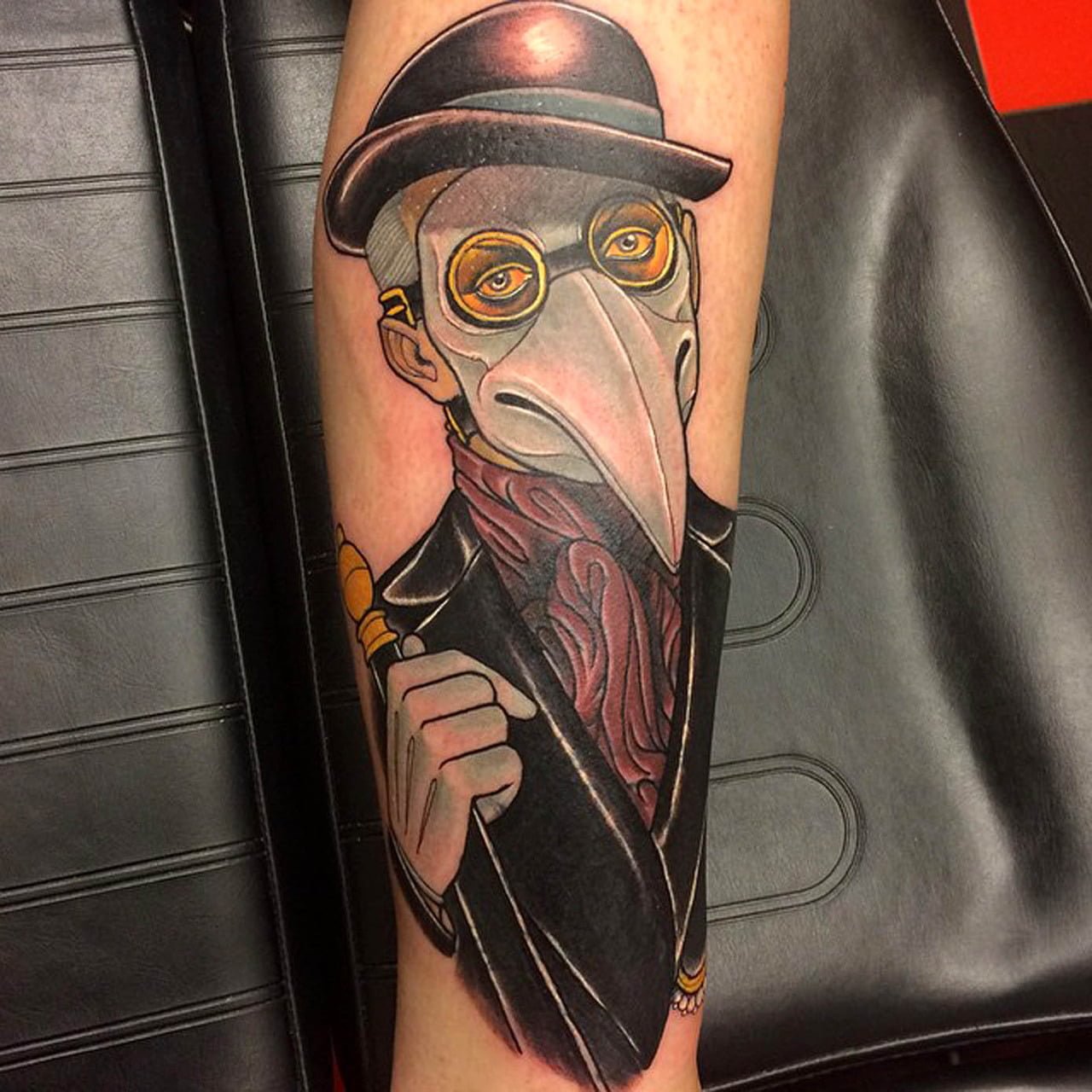 Tatuaje hombre pingüino