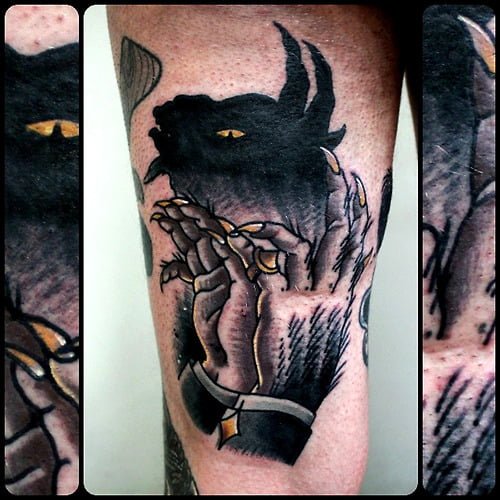 Tatuaje sombra maligna