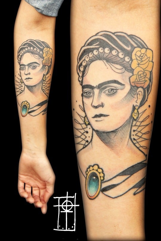 Tatuaje de Frida Kahlo