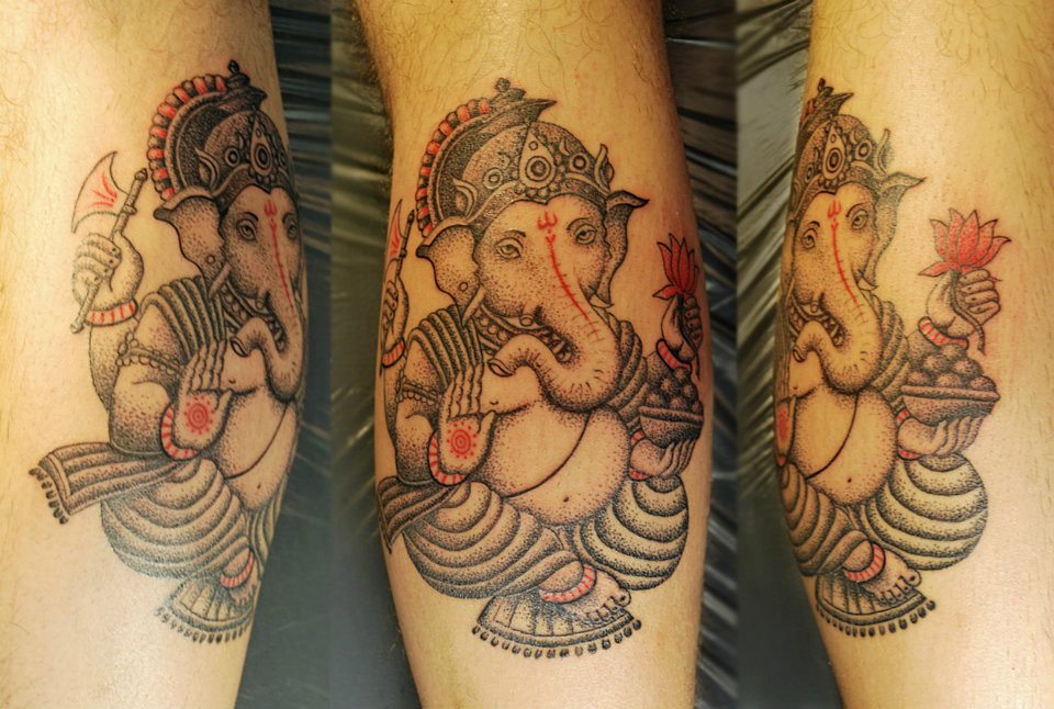 Tatuaje de Ganesha