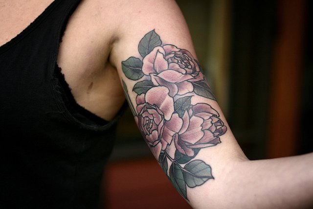 Tatuaje trío de rosas