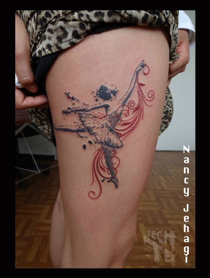 Tatuaje bailarina de ballet