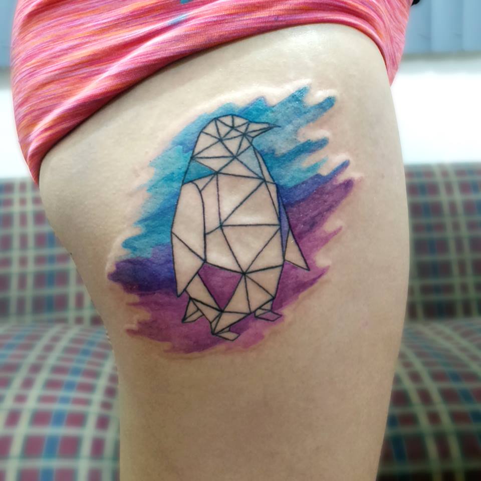 Tatuaje pingüino