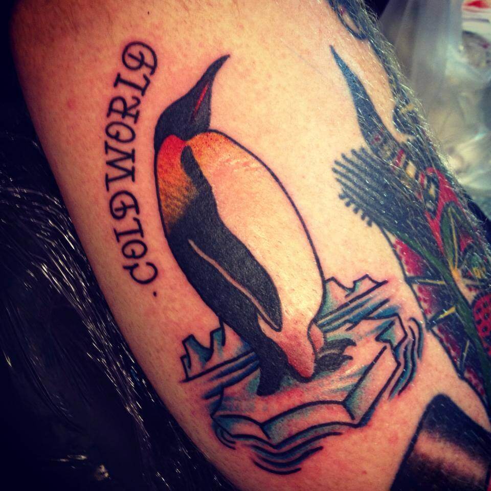 Tatuaje pingüino emperador