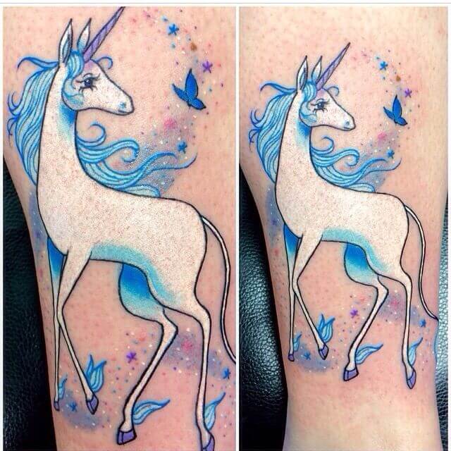 Tatuaje de The Last Unicorn