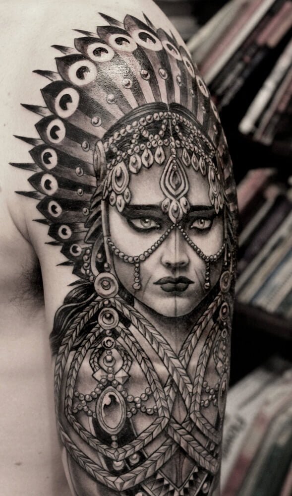 Tatuaje princesa india