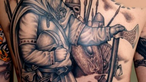 soldados vikingos tatuajes