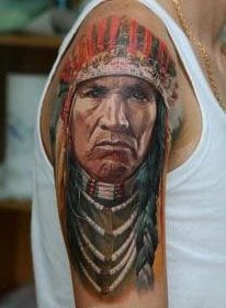 tatuaje nativo americano