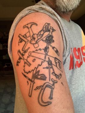 tatuajes de albañilería y construcción