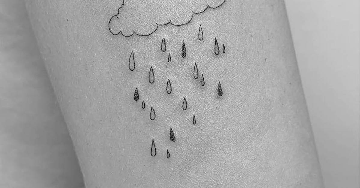 Tatuajes inspirados en la lluvia